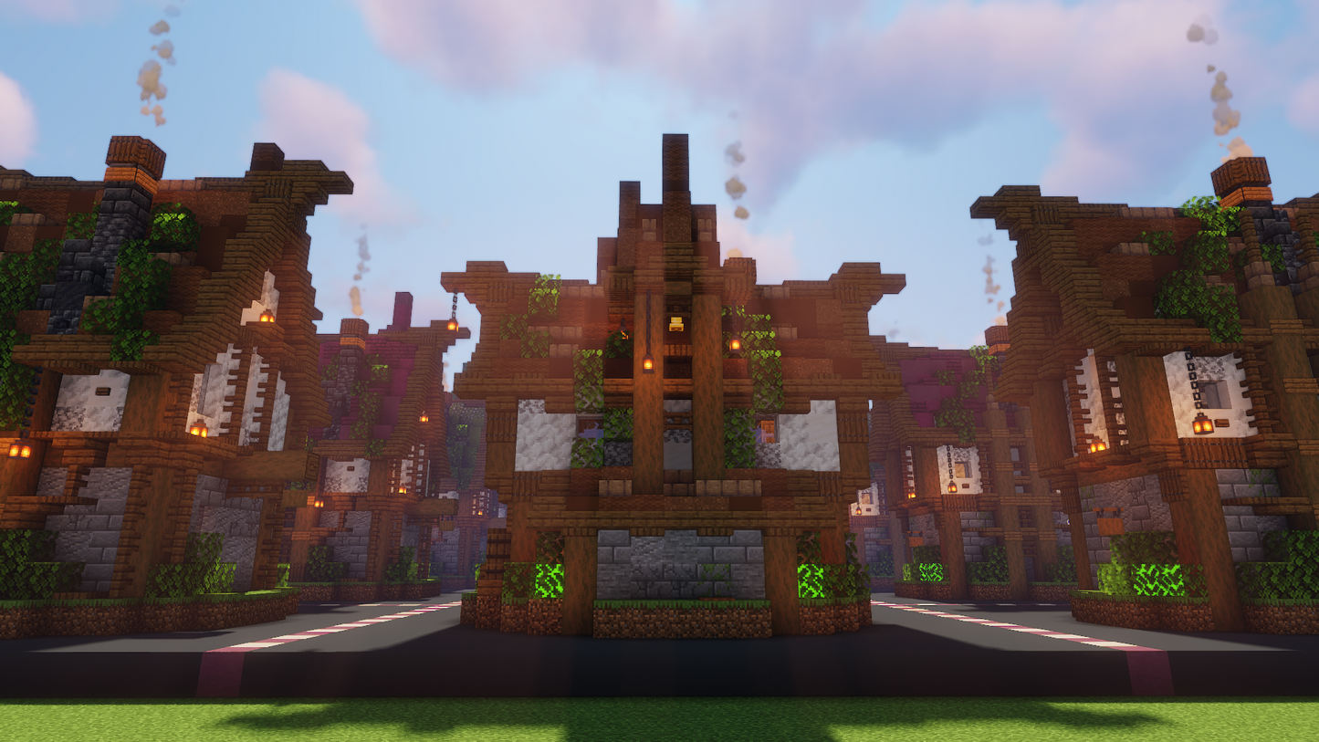 a back angle of the houses