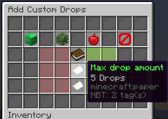 Custom Drops